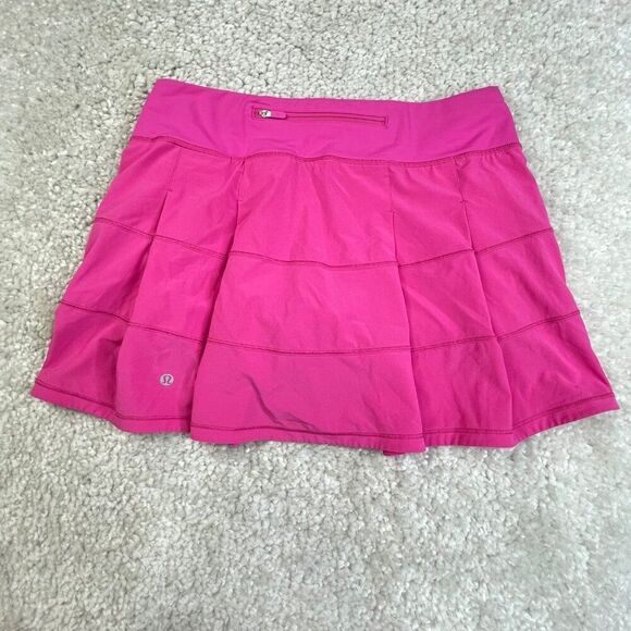 Lululemon Pace Rival Skort Skirt Sonic Pink 6 - Picture 2 of 10